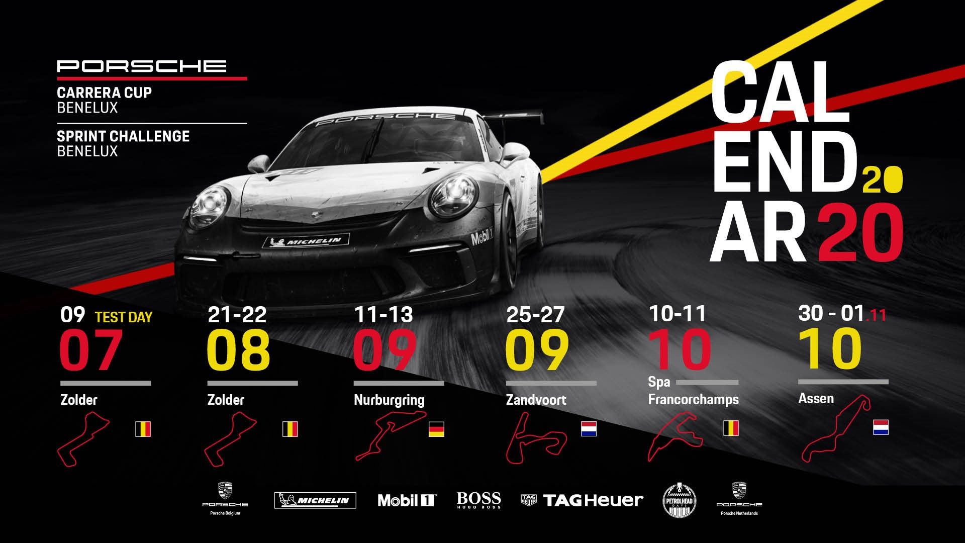 La Porsche Carrera Cup Benelux présente la deuxième mouture de son