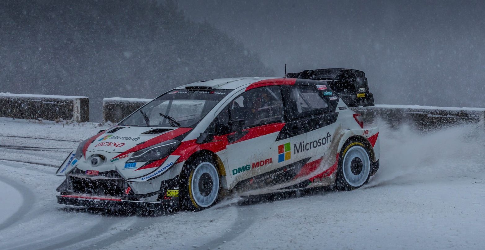 WRC Toyota et Ogier ont trouvé la neige dans la Drôme